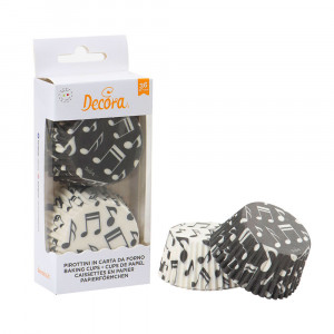Chese L Hartie Model Note Muzicale, 2 Culori, Ø 5 x H 3.2 cm, 36 buc - Img 2