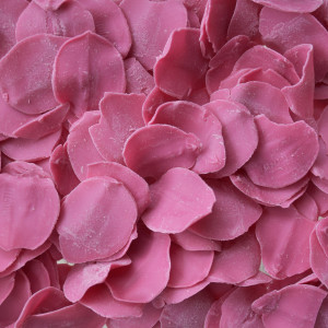 Chocolate Decorations Double Pink Petals, 4.5x3 cm, 200 gr, 150 pcs - Img 2