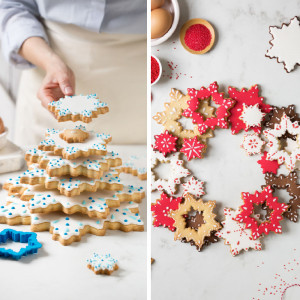 Christmas Plastic Christmas Cutters - Brad made of Snowflakes, 8 pieces - Img 2