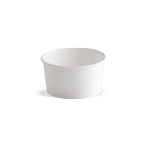 Cupe Inghetata Carton Alb, Ø 8.5 x H 4.5 cm, 170 ml, Set 56 buc