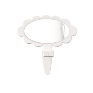 Customisable Price/Flavour Labels Material Plastic White, 11.8 x 7 x H 12 cm, Set 30 pcs - Img 2