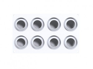 Daisy Daisy Daisy silicone mould Ø 5.8 x H 4.1 cm, 8 cavities x 62 ml + cutter - Img 2
