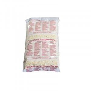 Decor Bastonase Surogat de Ciocolata Alba Codetta Irca, 1 Kg - Img 2