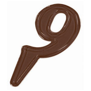 Decor Figures 0-9 - Plastic Chocolate Chocolate Mould - Img 2