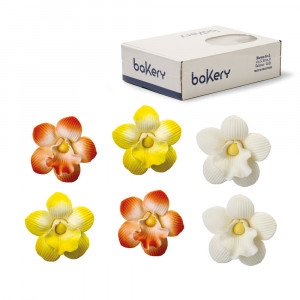 Decor Sugar - Orchid R 3.5 cm, 3 colours, 30 pieces - Img 2