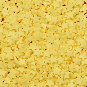 Decor Sugar - Yellow Stars without E 171, 1 kg