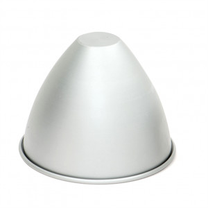 Forma 3D Tort Conic / Rochie Papusa, Ø 13.5 x 4.5 x H 11.5 cm, Aluminiu Anodizat