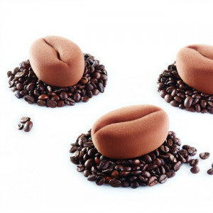 Forma Silicon Bob Cafea Moka, Monoportii 8.3 x 5.8 x h 3.2 cm, 100 ml, 12 cavitati - Img 1