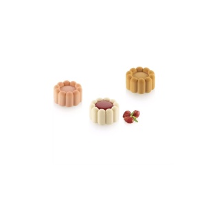 Forma Silicon Charlotte 30 Ø 4.5 x H 2.5 cm, 15 cavitati x 30 ml