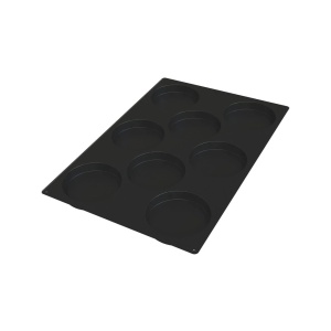 Forma Silicon Disc Monoportii Ø 14 x H 2.5 cm, 8 cavitati, 382 ml (SQ068) - Img 2