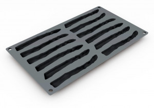 Forma Silicon Gourmand Sparanghel 12.9 x 1.9 x H 1.4 cm, 12 cavitati - Img 2