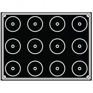 Forma Silicon Loop, Monoportii Ø 6.5 x h 3.4 cm, 90 ml, 12 cavitati - Img 2