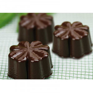 Forma Silicon Praline Silikomart Fleury 3 x 3 x H 1.55 cm, 9 ml, 15 cavitati (SCG08) - Img 3