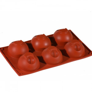 Forma Silicon Semisfere Ø7.5xh4.3cm, 6 cavitati