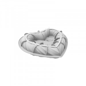 Forma Silicon Tort 3D Inima Heartbeat 25 x 22 x H 5.2 cm, 1250 ml - Img 3