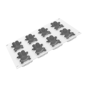 Forma Silicon Ursuletul Teddy Bear 7.9 x 5.6 x H 2.7 cm, 8 cavitati x 68 ml - Img 4