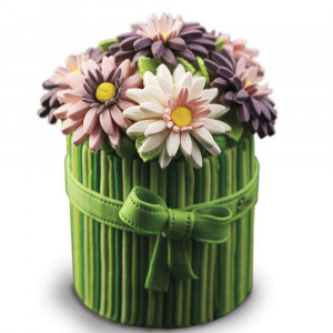 Gherbera / Daisy - Műanyag vágószerszám elszívóval Ø 7 cm - Img 3