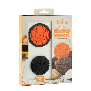 Halloween Plastic Cutters - Biscuit Decor, Ø 6.5 x H 2.2 cm, 3 pieces - Img 1