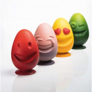 Happy Paste Ø 14 x H 21,5 cm Matrite Plastic Set 2 Chocolate Paste Chocolate - Img 2