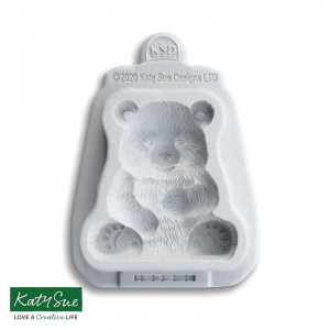 Katy Sue 6,3 x 5,9 x 1,5 cm Силиконова панда и бамбукова мида - Img 1