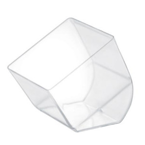 Kockás üveg 58 ml, 5 x 5 x H 5,5 cm, 100 db-os készlet - Img 1