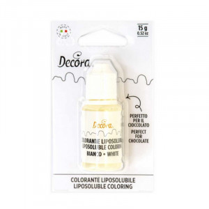 Liquid Fat Soluble Food Colour, White, 15 gr - Img 1