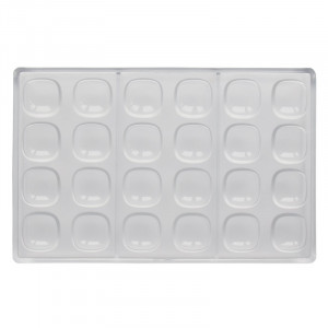 Matrita Policarbonat Gama Murano Comaschi 24 Praline Ciocolata, 3,1 x 3,1 x H 1,3 cm, 10 gr - Img 2