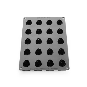 Migdala 3D, 4,6 x 3,2 x В 2,3 см – силиконова форма за еднокамерни форкони, 20 кухини по 20 мл - Img 3