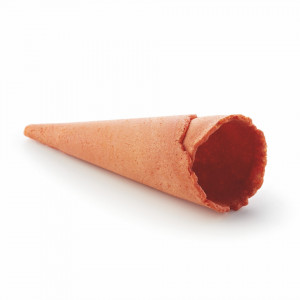 Mini Conuri Vafa Rosu cu Suport Carton, 7.5 x 2.5 cm, 260 Buc, Masdeu - Img 1