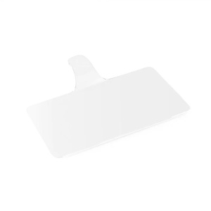 Monoportii műanyag alap, fehér, téglalap alakú, 10 x 5,5 cm, 250 darabos készlet - Img 1
