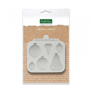 Mould Silicone Christmas Orbs, 1.9 - 4.1 x 1.7 - 3.1 cm, 6 Decorations - Img 1