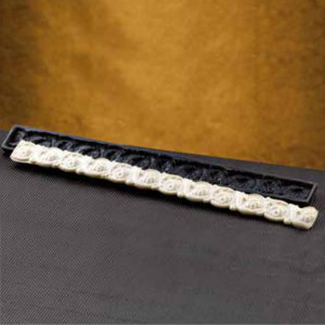 Moulding Silicone moulding Baroque border, 31.2x2.5cm - Img 1