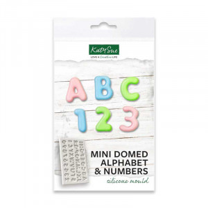 Mulaj Silicon Alfabet si Cifre Mignon, Stil Bombat, 1.2 x 1.5 cm - Img 3