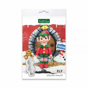 Mulaj Silicon Craciun - Elf Ø 8.2 cm - Img 4