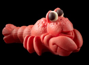 Mulaj Silicon Langusta 3D, 8 x 4.6 x H 3.8 cm