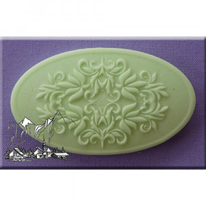 Mulaj Silicon Medalion Clasic Oval 6.8 x 4 cm - Img 3
