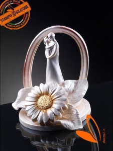 Mulaj Silicon Statueta Miri Stilizata 3D, Ø 6.5 x H 14 cm - Img 3