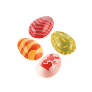 Oua Ciocolata 4 x 2.8 x H 1.4 cm - Kit Matrita Titan 24 cavities + 4 Moulds Decor Model Paste - Img 3