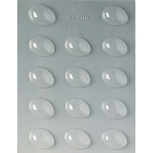 Oua H 4 cm - Matrita Plastic Ciocolata - Img 2