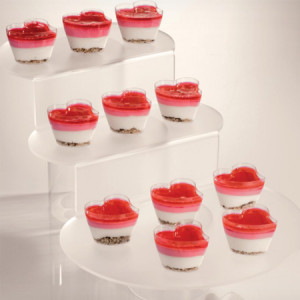 Pahare Reutilizabile Love 100 ml, 7.3 x 6.4 x H 5.2 cm, Set 100 Buc - Img 3
