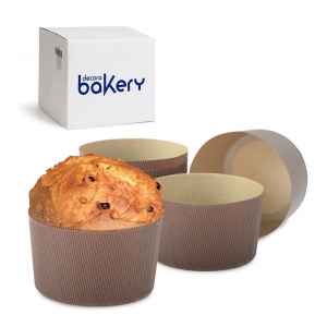 Panettone Baking Tin Ø 7 x H 5 cm - 100 gr, Heat Resistant Cardboard, Set 100 pieces - Img 5