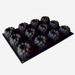 Pavoflex mould 30x40 Nuage Cedric Grolet, 12 cavities, Ø 7.5 x H 4.5 cm, 140 ml - Img 2
