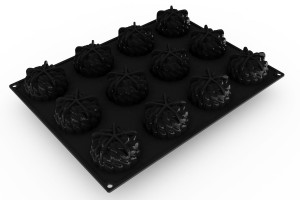 Pavolex silicone mould, Saint Honore, Single-portion Ø 7.2 x H 4cm, 100 ml, 12 cavities - Img 2