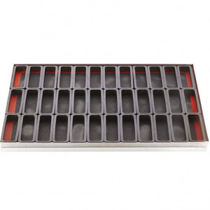 Pie Set 12 x 3.5cm, 6 Microperforated Copper + Silicon Mould 6 cavities - Img 4