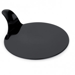 Plastic Presentation Monoportion Presentation Plastic Base, Round Black, Ø 8 cm, Set 250 pcs - Img 1