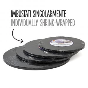 Platou Tort Rotund Negru, Ø 35 x H 1.2 cm - Img 3