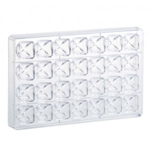 Polikarbonát forma 28 Praliné kereszt 11 gr, 2,65 x 2,65 x H 1,8 cm, 27,5x17,5 cm, 11 gr, 2,65 x 2,65 x H 1,8 cm, 27,5x17,5 cm, 11 gr. - Img 2
