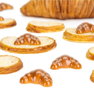 Polycarbonate mould 16 Praline Croissant, 4.5 x 3.15 x H 1.55 cm, 10.5 gr - Img 4