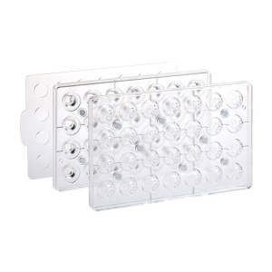 Praline 3D Fructe, Capsuna - Matrita Policarbonat 28 Cavitati - Img 2