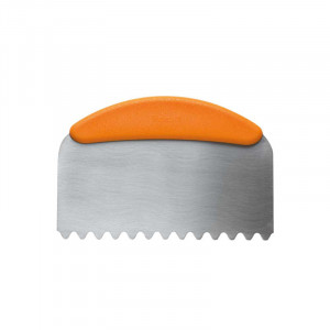 Racleta Nivelare Tort cu Maner din Plastic si Lama Inox Wave, 22.5x11cm